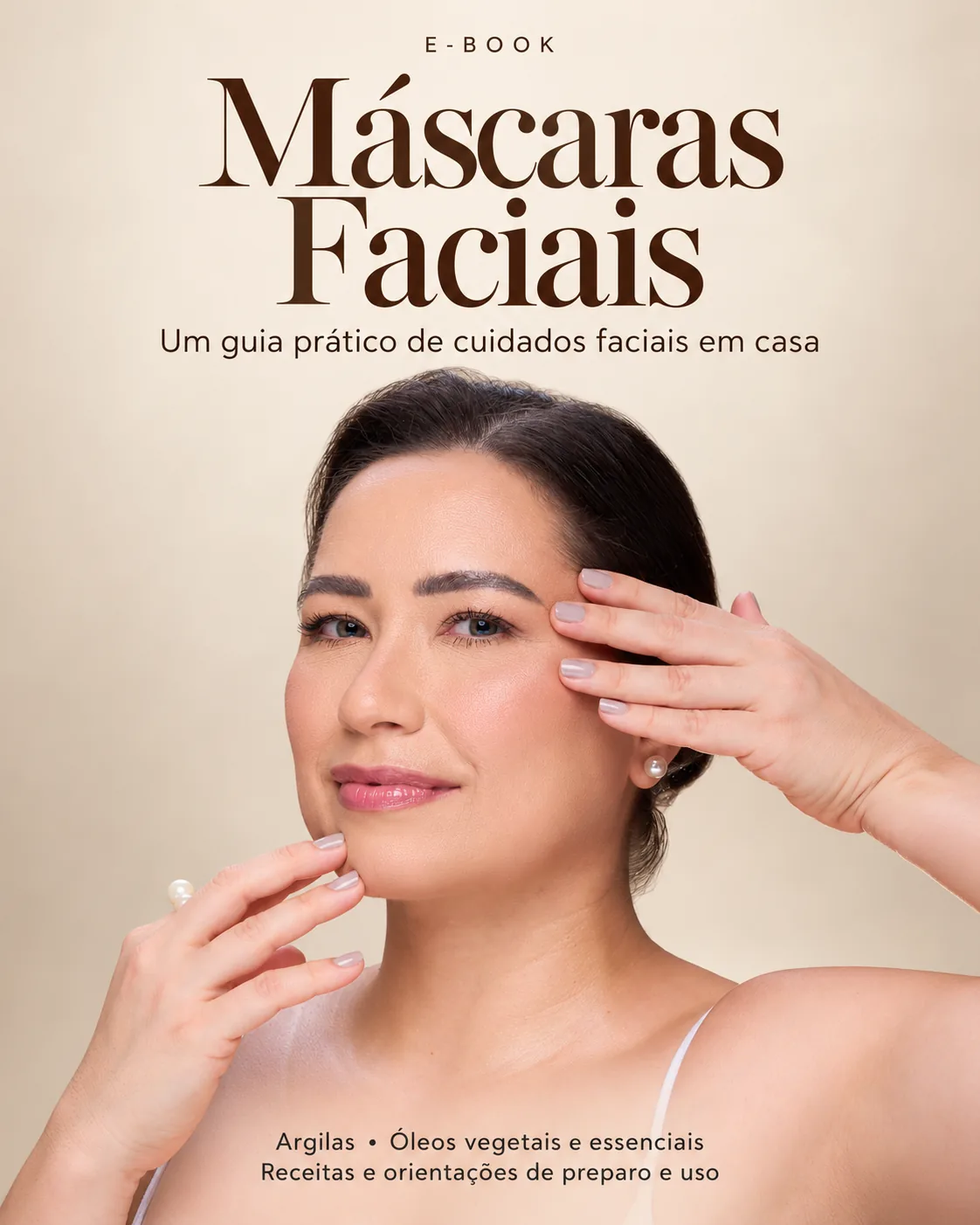 Capa do e-book Máscaras Faciais, de Silésia de Castro